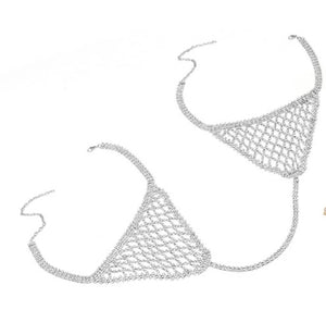 Diamanté Chain Underwear - Crystall's Sirens