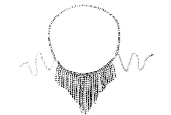 Rhinestone Tassel Waist Chain - Crystall's Sirens