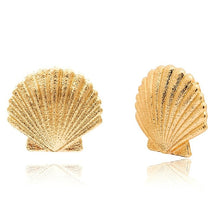 Load image into Gallery viewer, SeaShell Stud Earrings - Crystall&#39;s Sirens