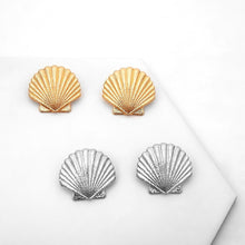 Load image into Gallery viewer, SeaShell Stud Earrings - Crystall&#39;s Sirens