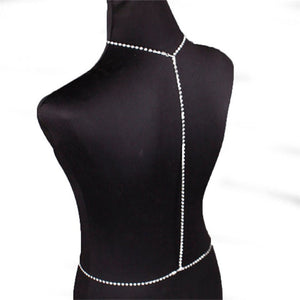 Back Rhinestone Body Harness - Crystall's Sirens